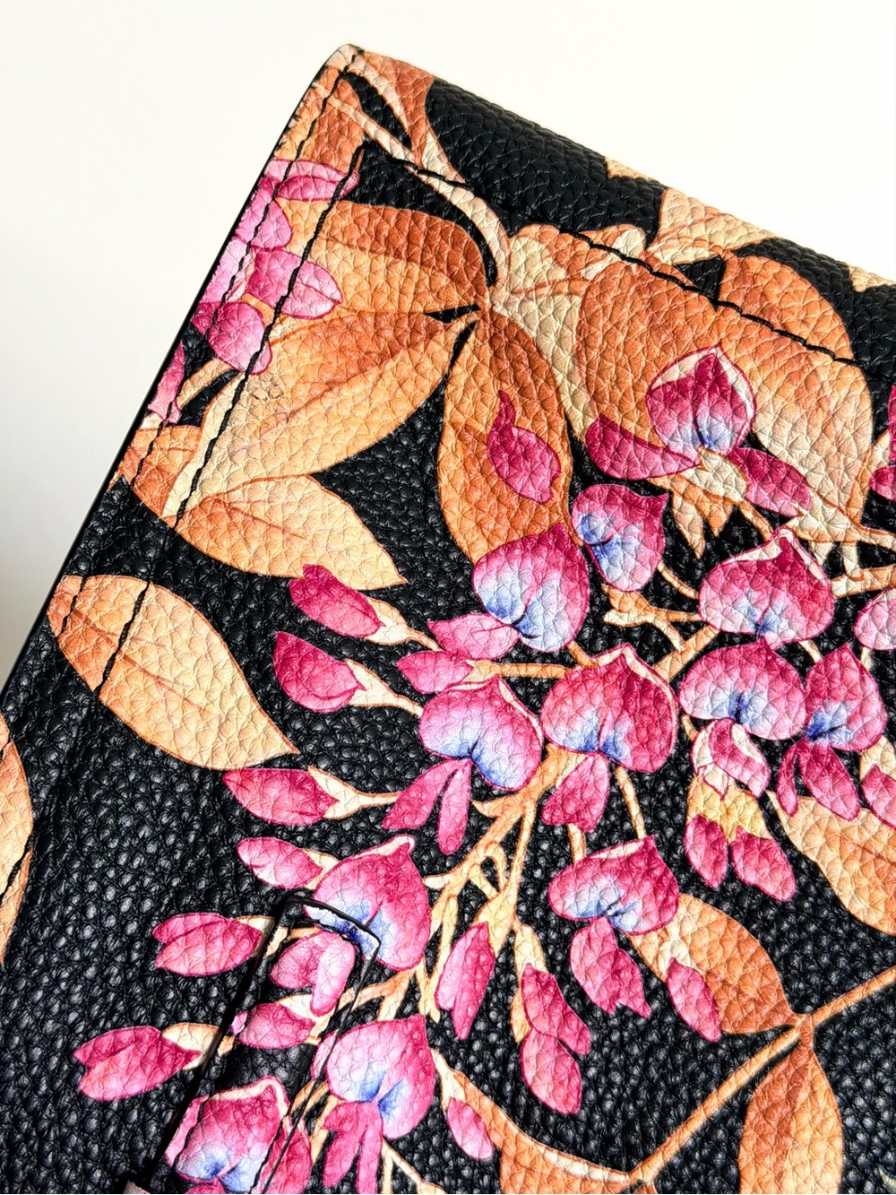 Salvatore Ferragamo Floral Print Leather Small Tote Bag - Picture 13 of 16